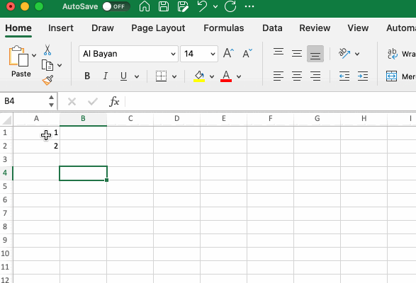 Auto Fill increment value in Excel